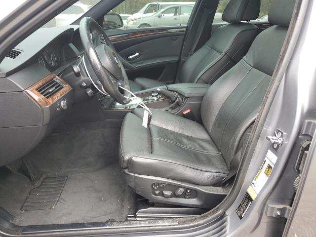 WBANW53529CT55446 - 2009 BMW 550 I GRAY photo 7