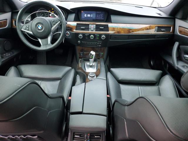 WBANW53529CT55446 - 2009 BMW 550 I GRAY photo 8