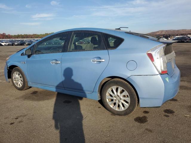 JTDKN3DP1C3011367 - 2012 TOYOTA PRIUS PLUG BLUE photo 2