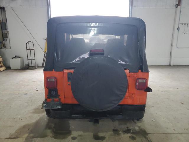 1J4FY19P1RP440509 - 1994 JEEP WRANGLER / S ORANGE photo 6