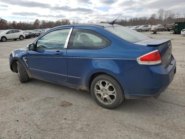 1FAHP33N48W125833 - 2008 FORD FOCUS SE BLUE photo 2