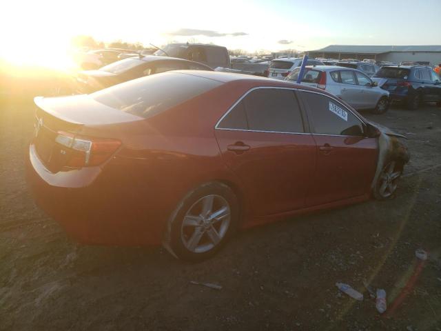 4T1BF1FK3EU736402 - 2014 TOYOTA CAMRY L RED photo 3