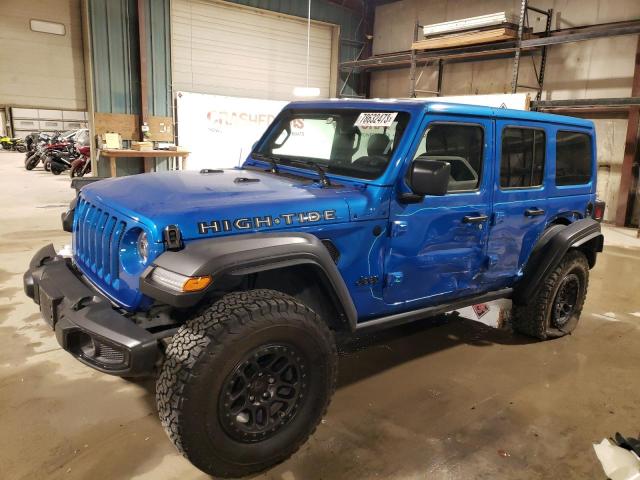 1C4HJXDG2NW252921 - 2022 JEEP WRANGLER U SPORT BLUE photo 1