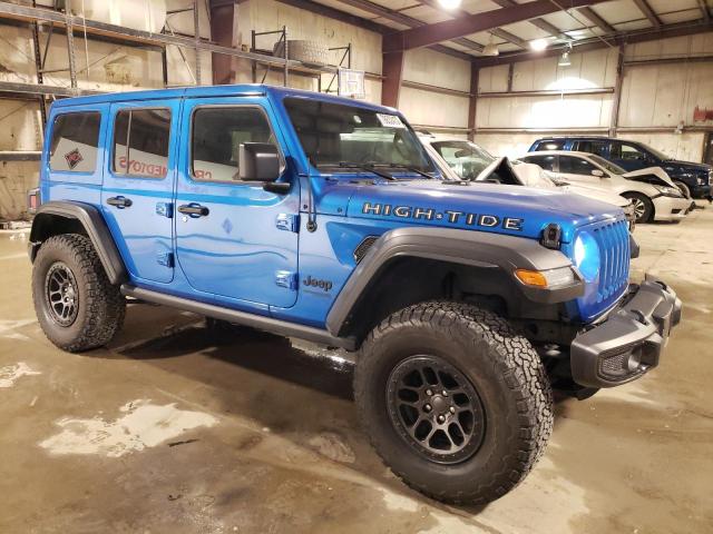 1C4HJXDG2NW252921 - 2022 JEEP WRANGLER U SPORT BLUE photo 4