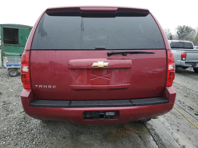 1GNFC13J97J126901 - 2007 CHEVROLET TAHOE C1500 BURGUNDY photo 6