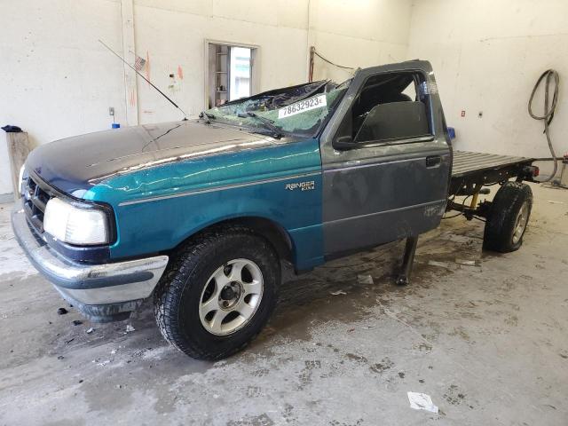 1FTCR10A1RPB92406 - 1994 FORD RANGER BLUE photo 1