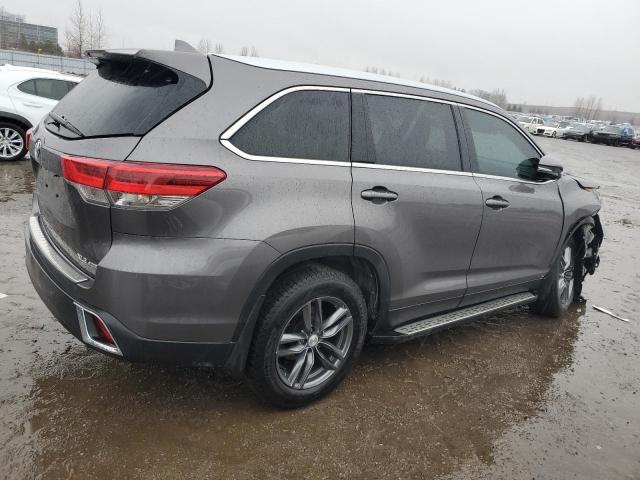 5TDJZRFH1KS616009 - 2019 TOYOTA HIGHLANDER SE GRAY photo 3