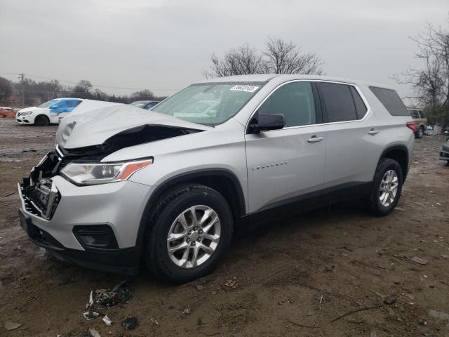 1GNERFKW9LJ170881 - 2020 CHEVROLET TRAVERSE LS SILVER photo 1