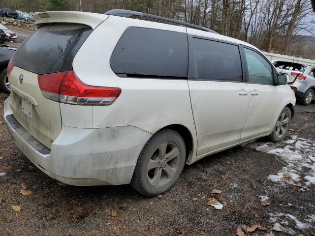 5TDKK3DC6BS103528 - 2011 TOYOTA SIENNA LE WHITE photo 3