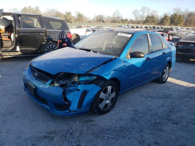 1FAFP34N17W355673 - 2007 FORD FOCUS ZX4 BLUE photo 1