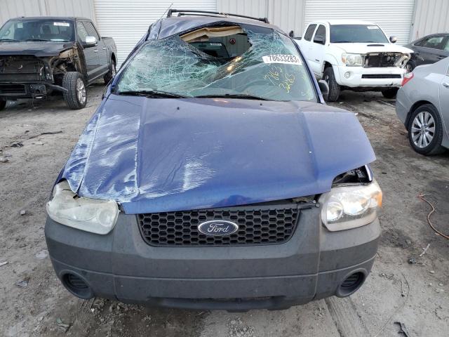 1FMYU02Z16KA76032 - 2006 FORD ESCAPE XLS BLUE photo 5