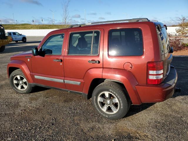 1J8GN28K28W179984 - 2008 JEEP LIBERTY SPORT MAROON photo 2