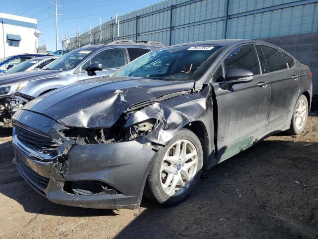 3FA6P0H72GR397055 - 2016 FORD FUSION SE GRAY photo 2