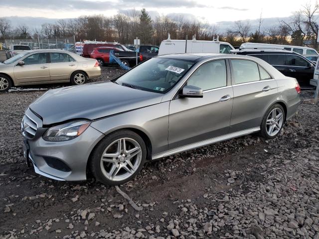 WDDHF8JB7EB017296 - 2014 MERCEDES-BENZ E 350 4MATIC SILVER photo 1