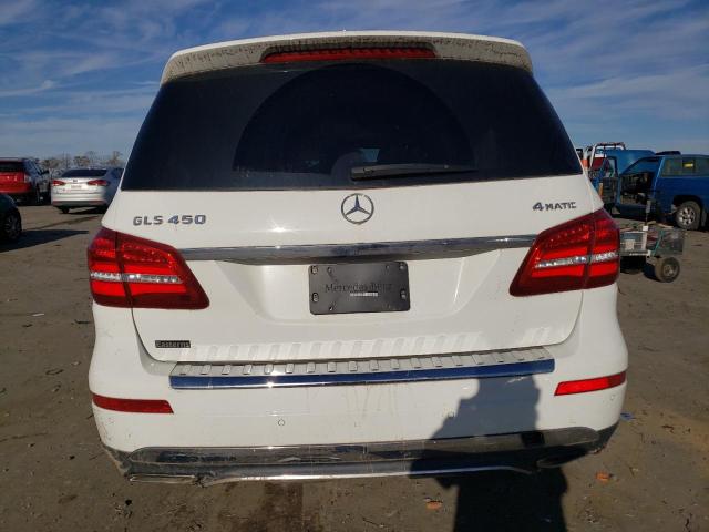 4JGDF6EE6HA780837 - 2017 MERCEDES-BENZ GLS 450 4MATIC WHITE photo 6