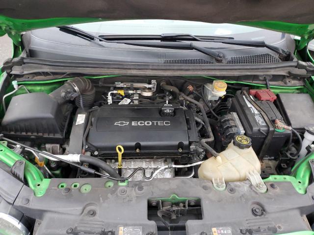 1G1JC5SH2F4117732 - 2015 CHEVROLET SONIC LT GREEN photo 11