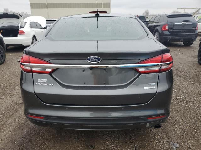 3FA6P0HDXJR281647 - 2018 FORD FUSION SE CHARCOAL photo 6