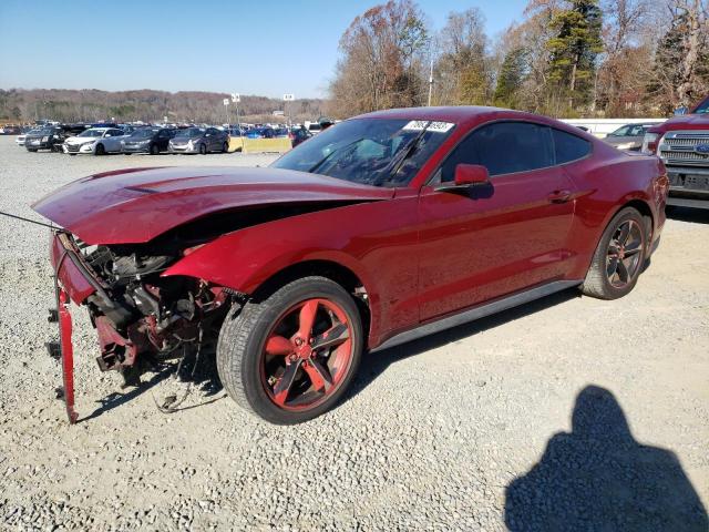 1FA6P8TH2K5116480 - 2019 FORD MUSTANG RED photo 1