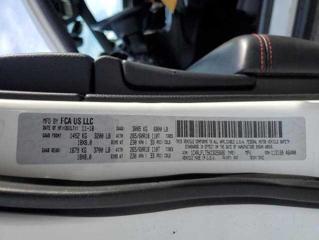 1C4RJFLT5KC625606 - 2019 JEEP GRAND CHER TRAILHAWK 白色 照片 12