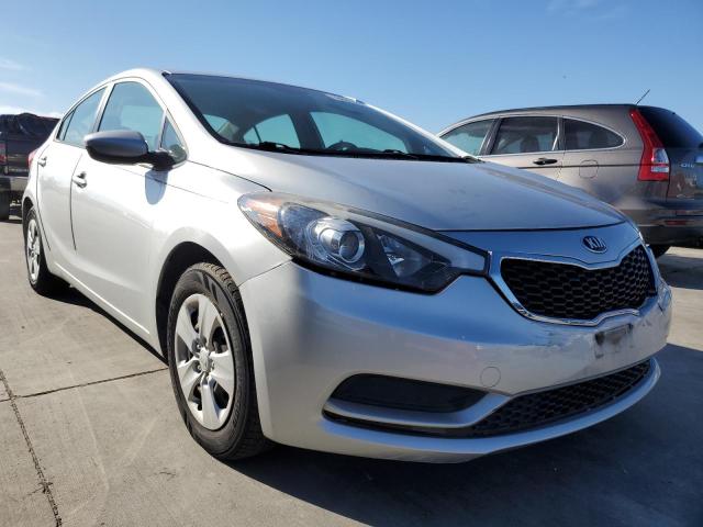 KNAFK4A63E5114435 - 2014 KIA FORTE LX SILVER photo 4