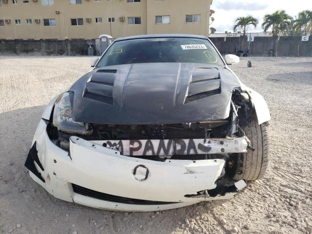 JN1AZ34E55M651029 - 2005 NISSAN 350Z COUPE WHITE photo 5