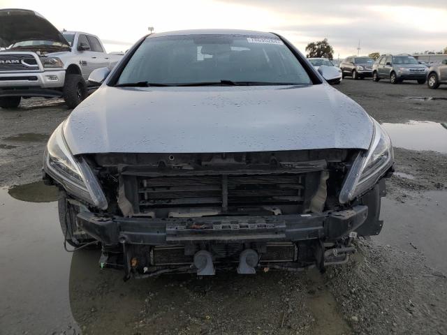 KMHE24L14GA040335 - 2016 HYUNDAI SONATA HYBRID SILVER photo 5