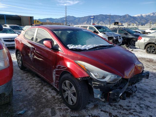 5NPDH4AE0GH756940 - 2016 HYUNDAI ELANTRA SE RED photo 4