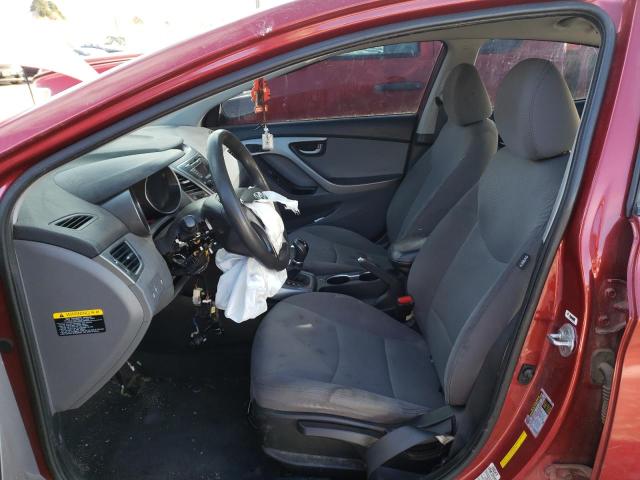 5NPDH4AE0GH756940 - 2016 HYUNDAI ELANTRA SE RED photo 7