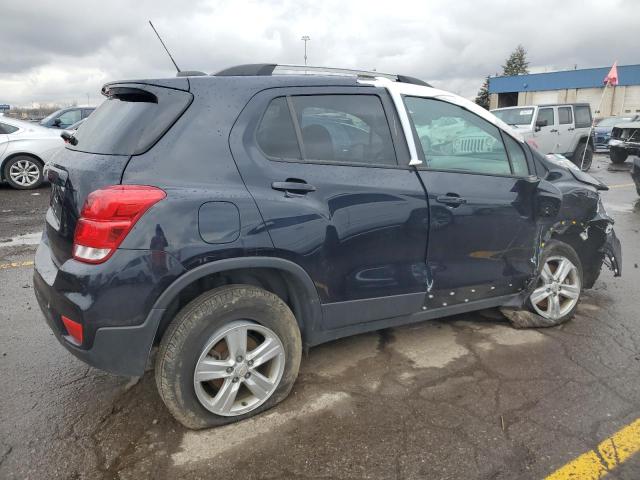 KL7CJPSB3MB322401 - 2021 CHEVROLET TRAX 1LT BLUE photo 3