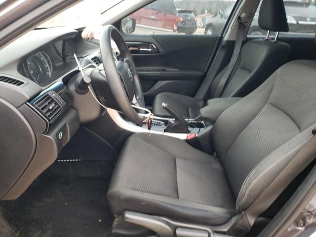 1HGCR2F34GA033556 - 2016 HONDA ACCORD LX GRAY photo 7