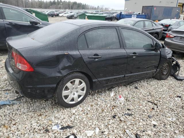 1HGFA16576L099201 - 2006 HONDA CIVIC LX BLACK photo 3