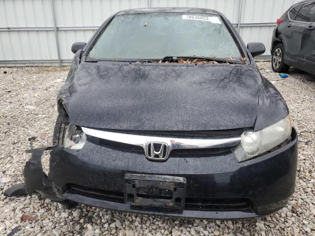 1HGFA16576L099201 - 2006 HONDA CIVIC LX BLACK photo 5