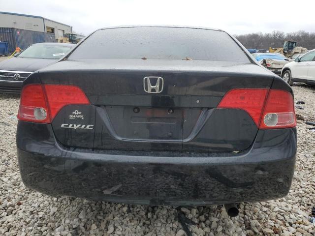 1HGFA16576L099201 - 2006 HONDA CIVIC LX BLACK photo 6