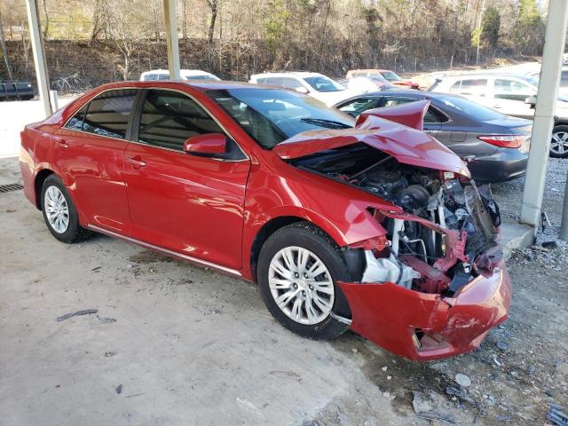 4T1BF1FK6EU863709 - 2014 TOYOTA CAMRY L RED photo 4