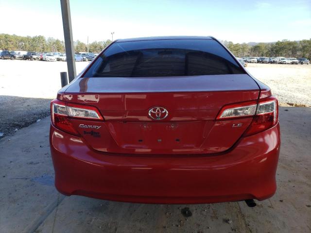 4T1BF1FK6EU863709 - 2014 TOYOTA CAMRY L RED photo 6