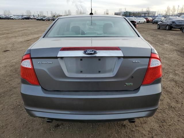 3FAHP0JG7AR134103 - 2010 FORD FUSION SEL GRAY photo 6