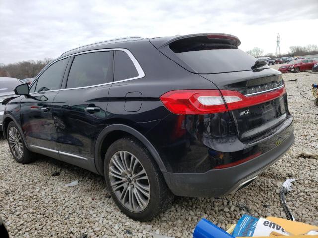 2LMPJ8LR3HBL47188 - 2017 LINCOLN MKX RESERVE BLACK photo 2