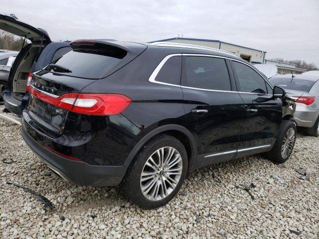2LMPJ8LR3HBL47188 - 2017 LINCOLN MKX RESERVE أسود صورة 3