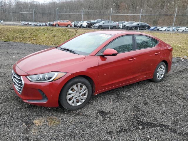 KMHD74LF4HU189322 - 2017 HYUNDAI ELANTRA SE RED photo 1