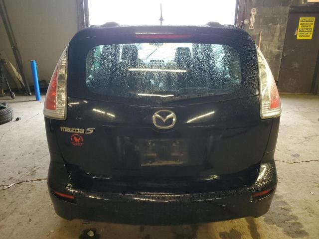 JM1CR29L090355727 - 2009 MAZDA 5 BLACK photo 6