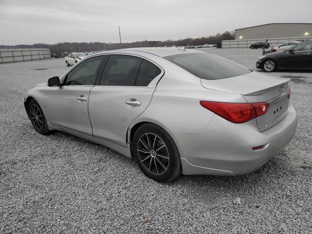 JN1BV7AP0EM687658 - 2014 INFINITI Q50 BASE SILVER photo 2