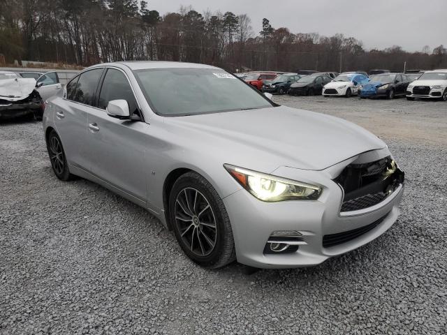 JN1BV7AP0EM687658 - 2014 INFINITI Q50 BASE SILVER photo 4