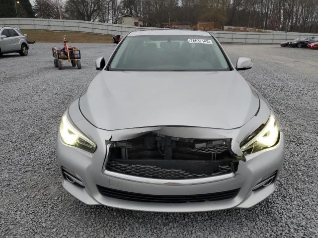 JN1BV7AP0EM687658 - 2014 INFINITI Q50 BASE SILVER photo 5