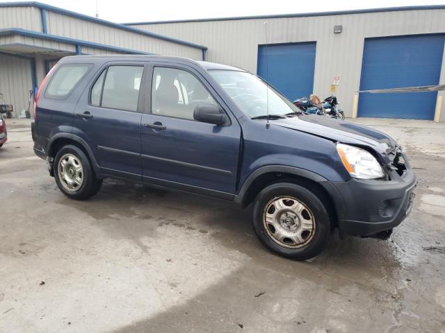 JHLRD78596C029950 - 2006 HONDA CR-V LX BLUE photo 4