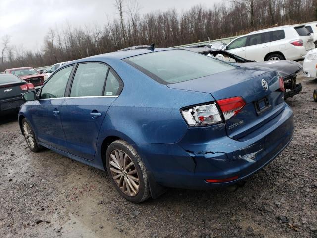 3VWD17AJ8FM268330 - 2015 VOLKSWAGEN JETTA SE BLUE photo 2