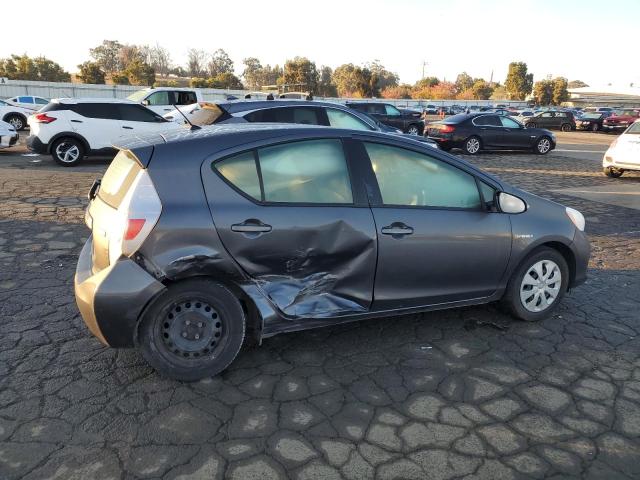 JTDKDTB3XE1566450 - 2014 TOYOTA PRIUS C GRAY photo 3