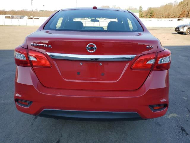 3N1AB7AP2HL677300 - 2017 NISSAN SENTRA S RED photo 6