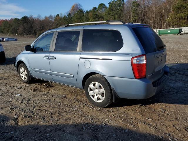 KNDMG4C32A6357947 - 2010 KIA SEDONA LX BLUE photo 2