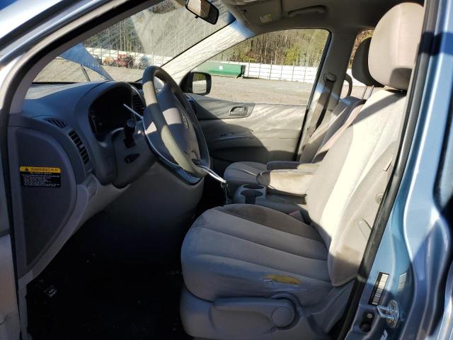 KNDMG4C32A6357947 - 2010 KIA SEDONA LX BLUE photo 7