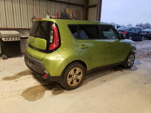 KNDJN2A25F7813352 - 2015 KIA SOUL GREEN photo 3